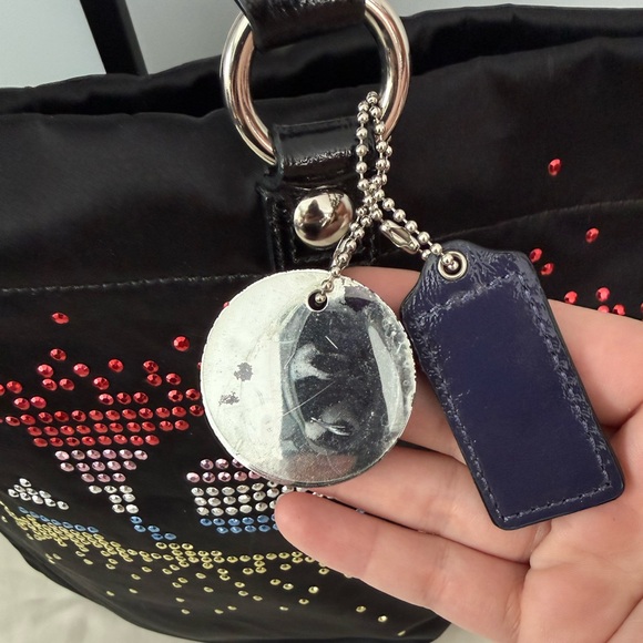 Coach Special Edition Holiday Tote with Multicolored Rhinestones - Picture 8 of 8
